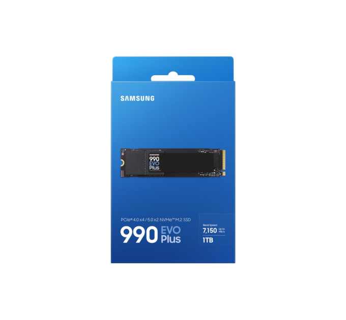 Samsung SSD накопичувач 1ТB Samsung 990 EVO Plus M.2 2280 PCIe 5.0 x4 NVMe V-NAND TLC (MZ-V9S1T0BW)