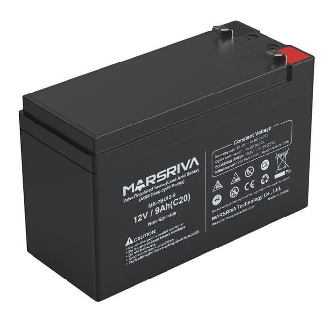 Акумуляторна батарея  MARSRIVA AGM 12V 9AH