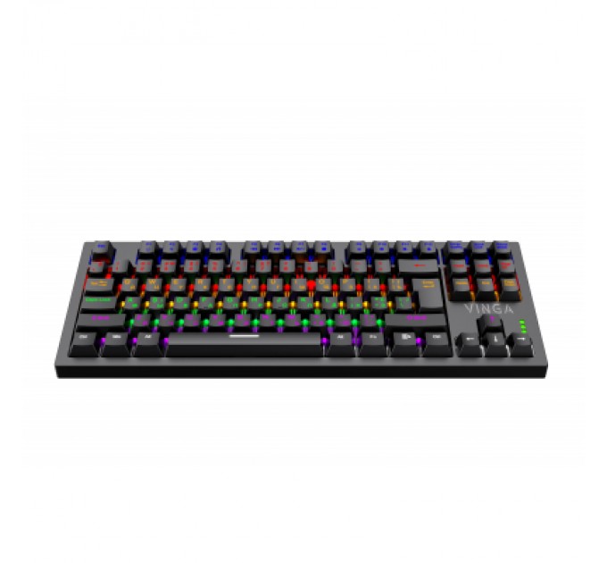 Vinga Клавіатура Vinga KBGM-110 87 key LED Blue Switch USB Black (KBGM-110 Black)