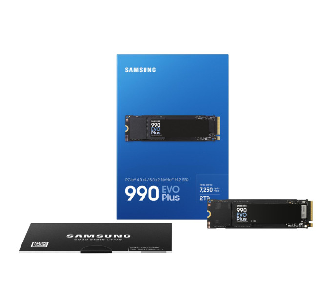 Samsung Накопичувач SSD  M.2 2280 2TB 990 EVO Plus Samsung (MZ-V9S2T0BW)