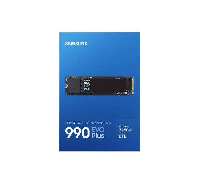 Samsung Накопичувач SSD  M.2 2280 2TB 990 EVO Plus Samsung (MZ-V9S2T0BW)
