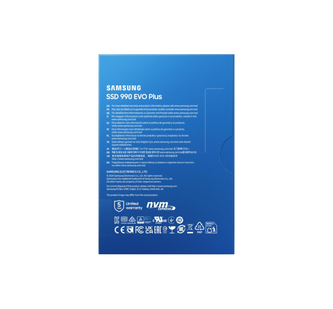 Samsung Накопичувач SSD  M.2 2280 2TB 990 EVO Plus Samsung (MZ-V9S2T0BW)