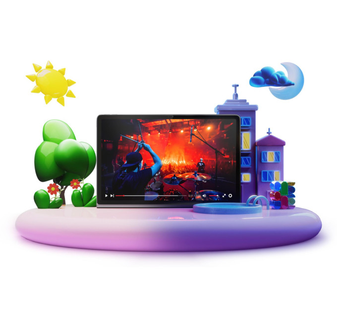 LENOVO Планшет  Lenovo Tab Plus TB351FU 8/256GB Luna Grey (ZADX0145UA) + Case