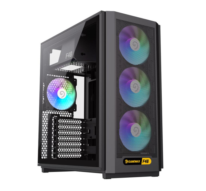 Gamemax Корпус  GameMax F46 Black без БЖ