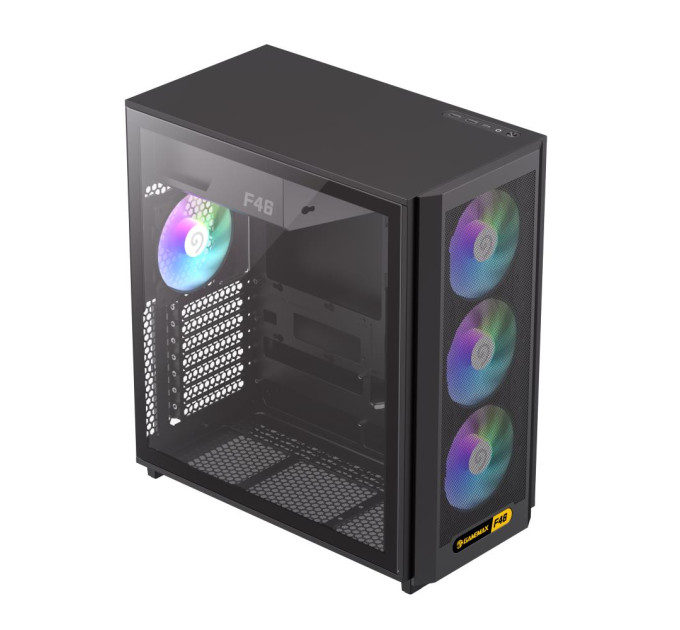 Gamemax Корпус  GameMax F46 Black без БЖ