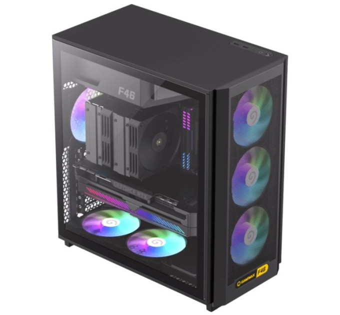 Gamemax Корпус  GameMax F46 Black без БЖ