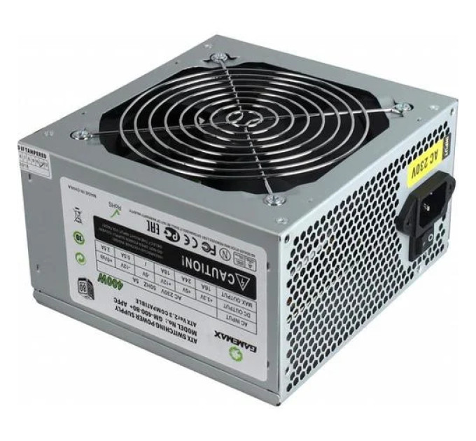 Блок живлення  Gamemax 400W (GM-400W-80+APFC)