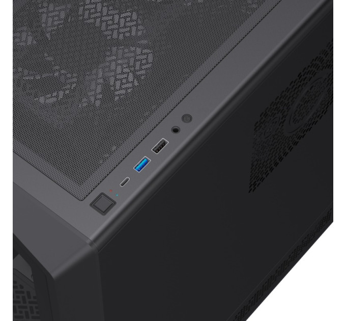 Корпус  Gamemax Vista COC AB Black with window