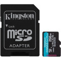 Kingston Карта пам'яті MicroSDXC  256GB UHS-I/U3 Class 10 Kingston Canvas Go! Plus R200/W160MB/s + SD-адаптер