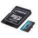 Карта пам'яті MicroSDXC  512GB UHS-I/U3 Class 10 Kingston Canvas Go! Plus R200/W160MB/s + SD-адаптер