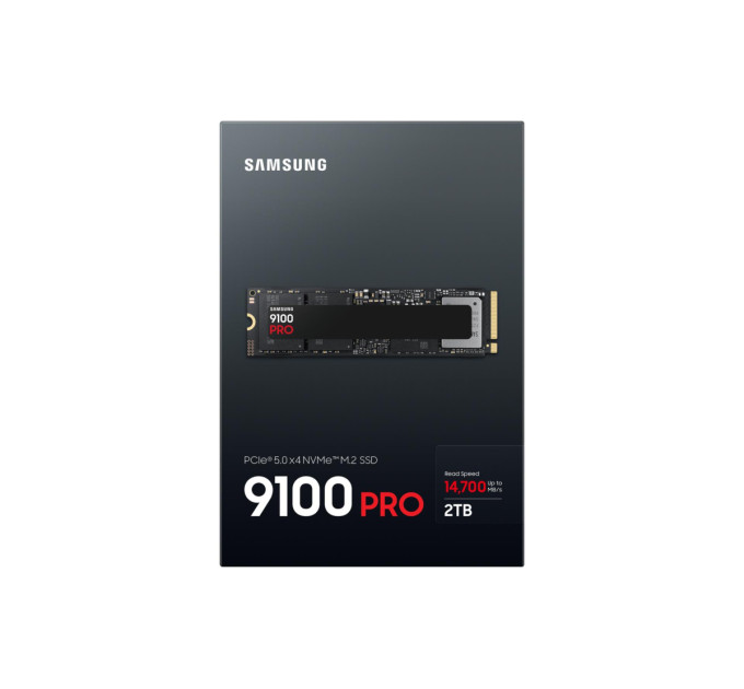 Samsung SSD-накопичувач Samsung 9100 Pro 2TB M.2 PCIe 5.0 x4 V-NAND TLC (MZ-VAP2T0BW)