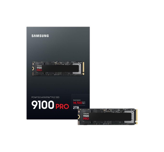 Samsung SSD-накопичувач Samsung 9100 Pro 2TB M.2 PCIe 5.0 x4 V-NAND TLC (MZ-VAP2T0BW)