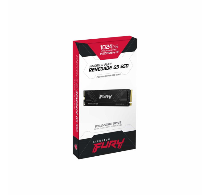 Накопичувач SSD  Kingston M.2 1TB PCIe 5.0 FURY Renegade SFYR2S/1T0