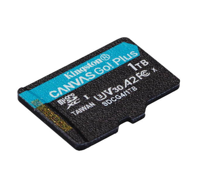Карта пам'яті MicroSDXC 1TB UHS-I/U3 Class 10 Kingston Canvas Go! Plus R200/W160MB/s (SDCG4/1TBSP)