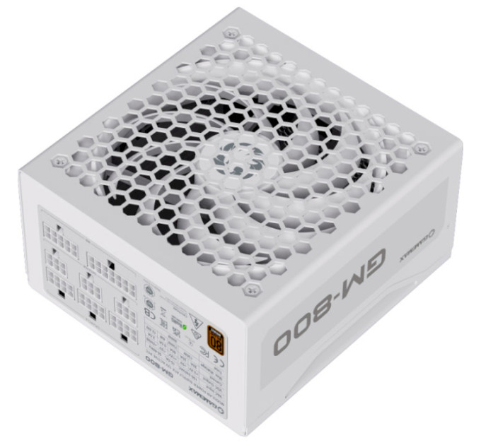 Блок живлення  Gamemax 800W (GM-800 Modular white)