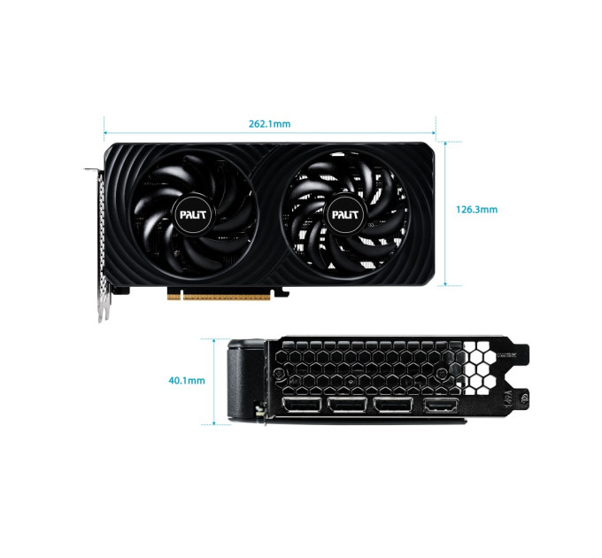 Відеокарта GF RTX 5060 8GB GDDR7 Dual Palit (NE75060019P1-GB2063D)