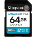 Kingston Карта пам'яті  Kingston SDXC 64GB Canvas Go! Plus G4 Class 10 UHS-I U3 V30 (SDG4/64GB)