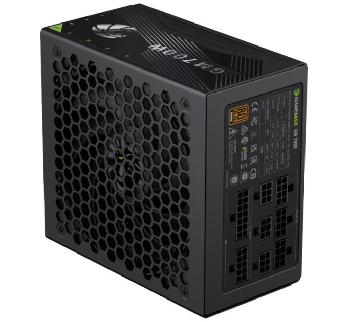 Блок живлення  Gamemax 700W GM 700B Fully Modular Black (GM 700B Fully-modular New)