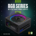Блок живлення  Gamemax 1050W RGB 1050G