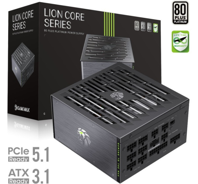 Блок живлення  Gamemax 1200W Lion Core 1200P (Lion core 1200P)