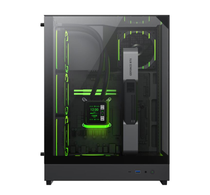 Gamemax Корпус  Gamemax T20 Black with window (T20 BK)