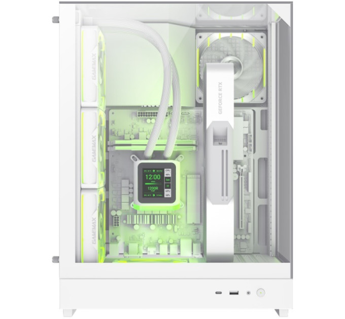 Gamemax Корпус  Gamemax T20 White with window (T20 WH)