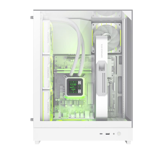Gamemax Корпус  Gamemax T20 White with window (T20 WH)