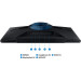 Samsung Монітор  Samsung 24" Odyssey G3 LS24DG300 (LS24DG300EIXUA)