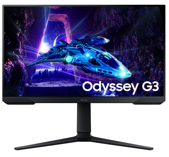 Samsung Монітор  Samsung 24" Odyssey G3 LS24DG300 (LS24DG300EIXUA)