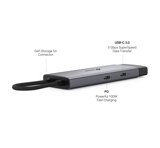 USB Type-C концентратор (Hub)  TP-LINK (UH5020C) Grey