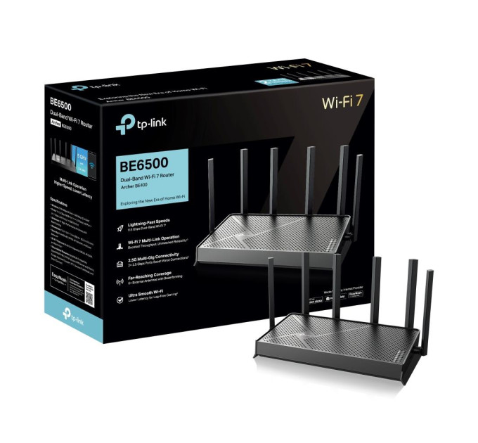 TP-Link Маршрутизатор  Wi-Fi TP-LINK Archer BE400