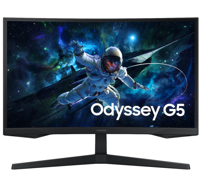 Samsung Монітор Samsung 27" Odyssey G55C 2xHDMI, DP, VA, 2560x1440, 165Hz, 1ms, CURVED LS27CG550EIXUA