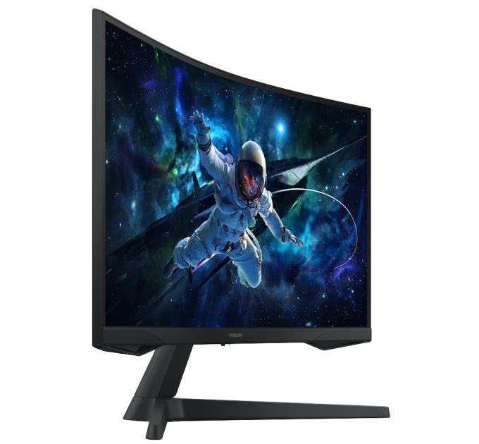 Samsung Монітор Samsung 27" Odyssey G55C 2xHDMI, DP, VA, 2560x1440, 165Hz, 1ms, CURVED LS27CG550EIXUA