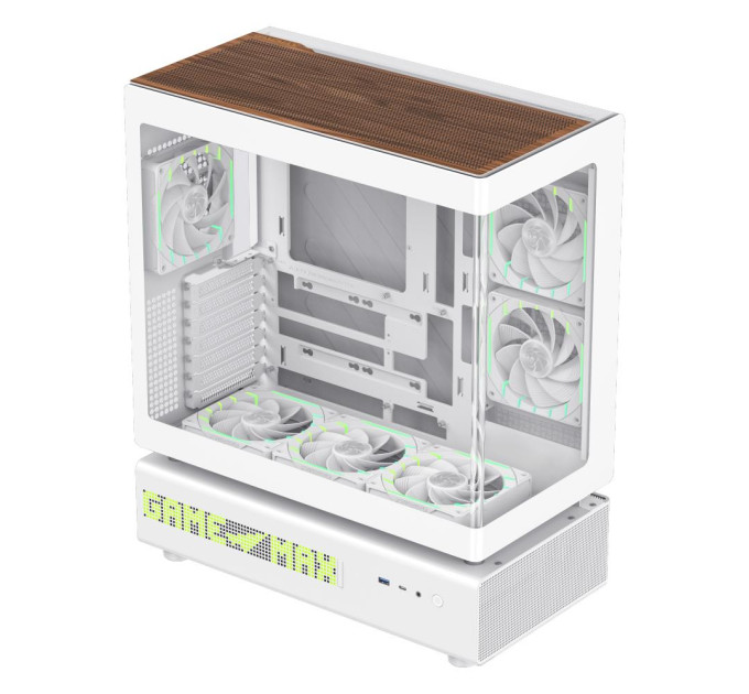 Gamemax Корпус  Gamemax N90 White with window (N90 WH)