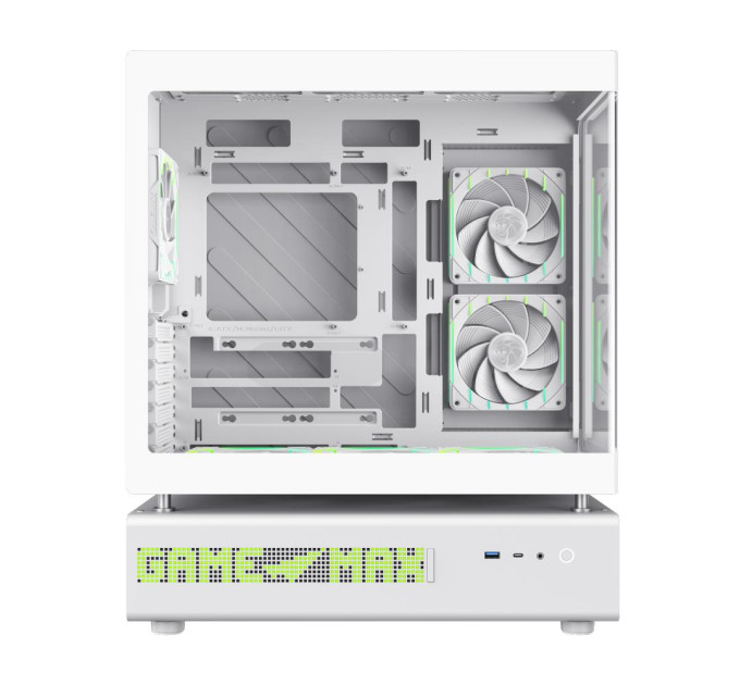 Gamemax Корпус  Gamemax N90 White with window (N90 WH)