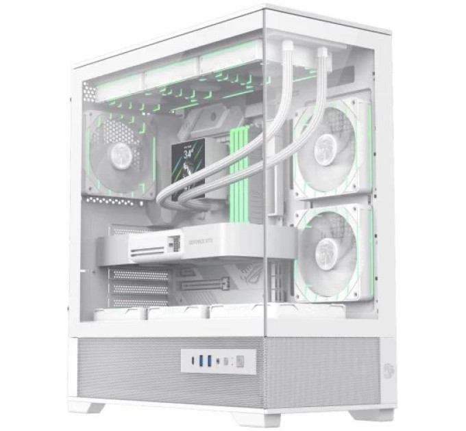 Gamemax Корпус  Gamemax Vista 2 White with window (VISTA 2 AW)