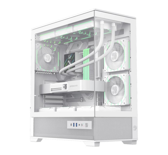 Gamemax Корпус  Gamemax Vista 2 White with window (VISTA 2 AW)