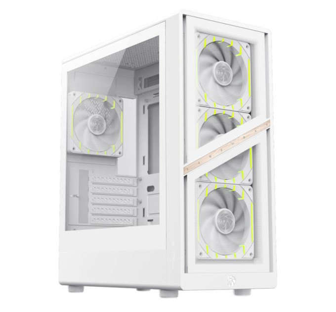 Gamemax Корпус  Gamemax Aeris 330 GB White with window (AERIS 330 GW)