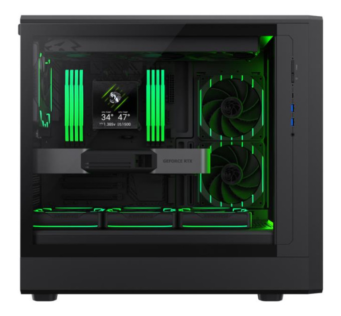 Gamemax Корпус  Gamemax Claw 460 Black with window (CLAW 460 BK)