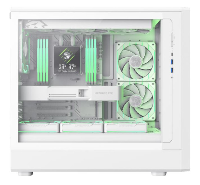Gamemax Корпус  Gamemax Claw 460 White with window (CLAW 460 WH)