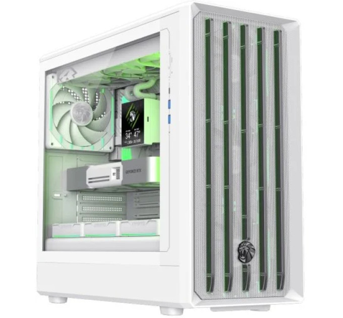 Gamemax Корпус  Gamemax Claw 460 White with window (CLAW 460 WH)