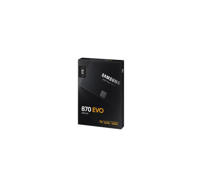 Samsung Твердотільний запам’ятовувальний пристрій накопичувач (SSD) SATA2.5" 4TB 6GB/S 870 EVO MZ-77E4T0B/EU SAMSUNG