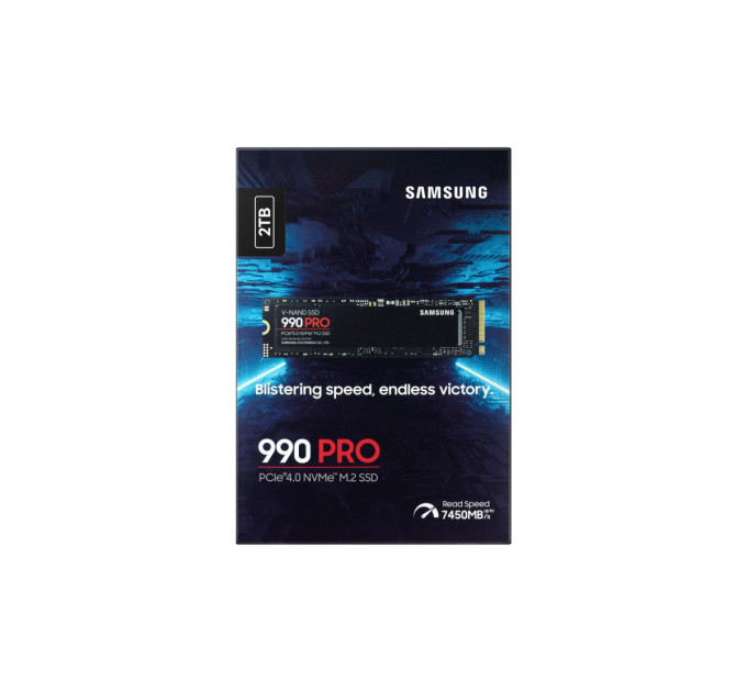 Samsung Твердотільний запам’ятовувальний пристрій накопичувач (SSD) G4 M.2 NVME 2TB 990 PRO MZ-V9P2T0BW SAMSUNG