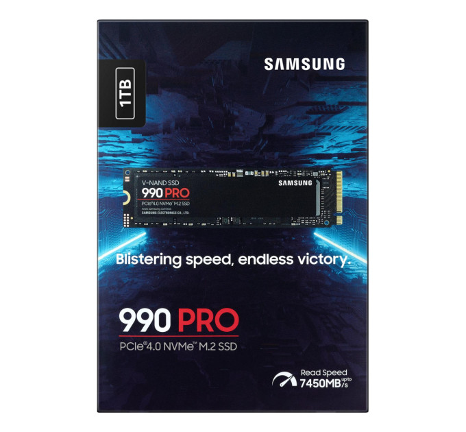 Samsung Твердотільний запам’ятовувальний пристрій накопичувач (SSD) G4 M.2 NVME 1TB 990 PRO MZ-V9P1T0BW SAMSUNG