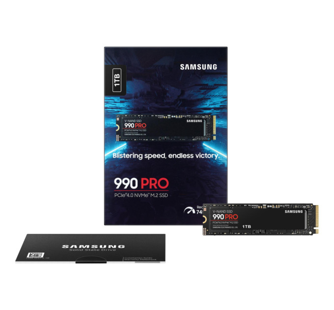 Samsung Твердотільний запам’ятовувальний пристрій накопичувач (SSD) G4 M.2 NVME 1TB 990 PRO MZ-V9P1T0BW SAMSUNG