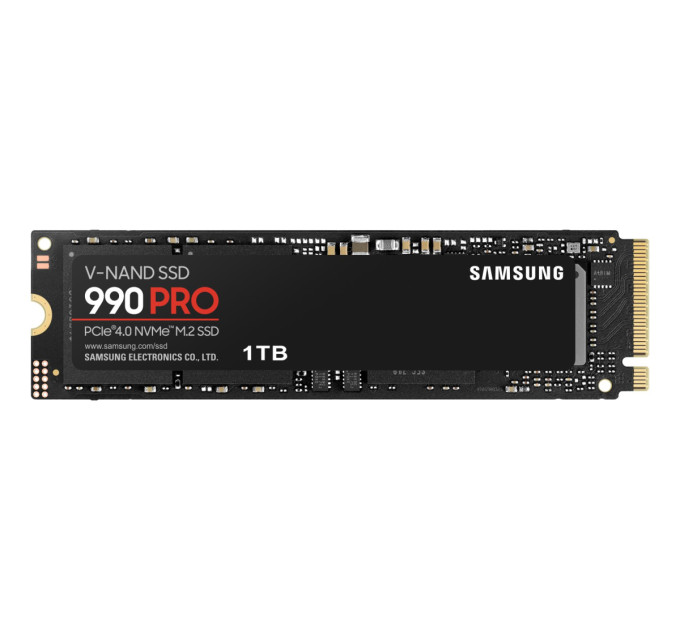 Samsung Твердотільний запам’ятовувальний пристрій накопичувач (SSD) G4 M.2 NVME 1TB 990 PRO MZ-V9P1T0BW SAMSUNG