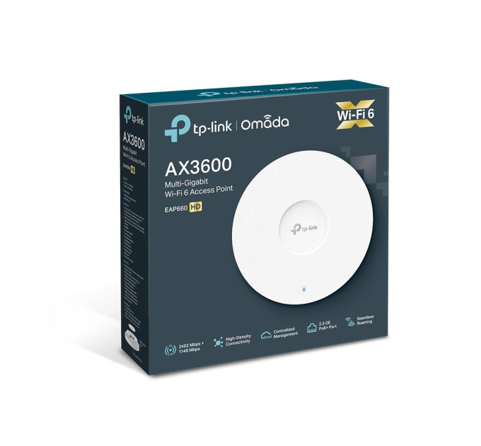 TP-Link Мережеве обладнання, Точка доступу 3600MBPS OMADA EAP660 HD TP-LINK