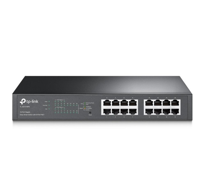 TP-Link Комутатор NET SWITCH 16PORT 1000M 8P POE+ TL-SG1016PE TP-LINK