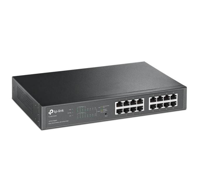 TP-Link Комутатор NET SWITCH 16PORT 1000M 8P POE+ TL-SG1016PE TP-LINK