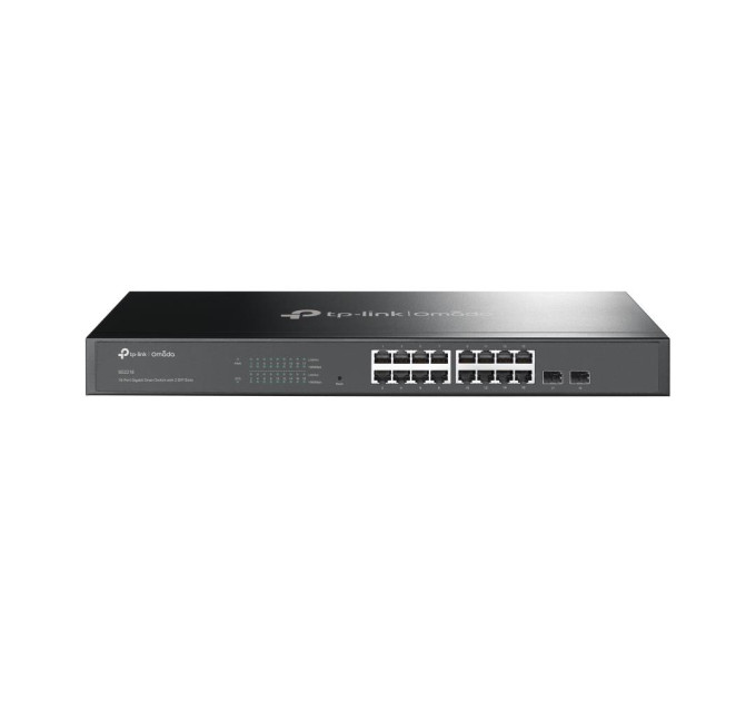 TP-Link JetStream 16-портовий гігабітний Smart комутатор з 2 слотами SFP, SG2218 TP-LINK
